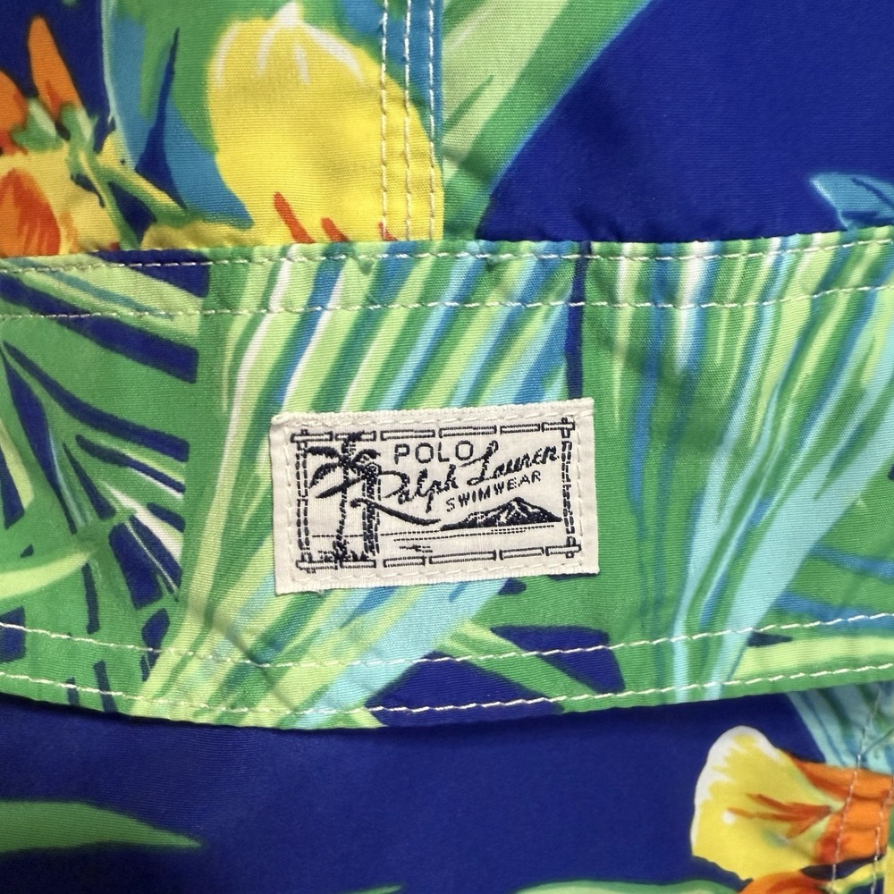 Polo Ralph Lauren Mens Swim Trunks Shorts Hawaiian Floral Parrot 1XB - Picture 3 of 7